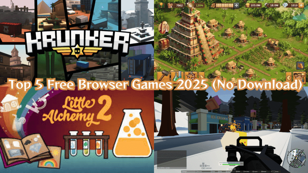 Top 5 Free Browser Games 2025